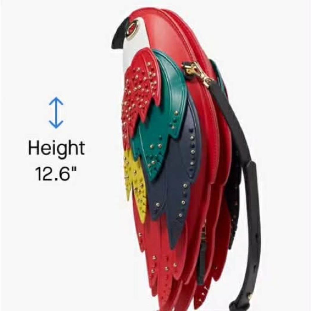 Kate Spade Rio Parrot Crossbody Bag - Retail $458 NWT RARE Novelty - Picture 5 of 10